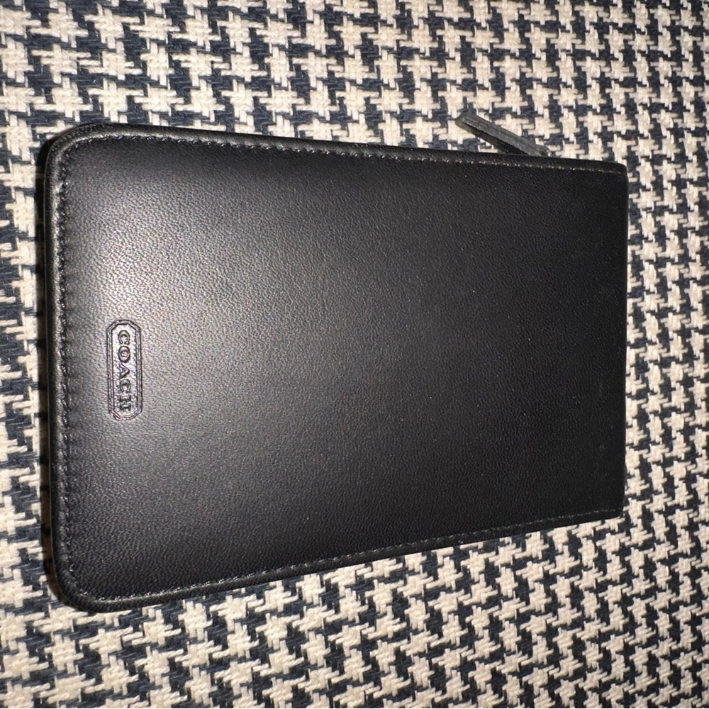 Coach Black Phone Sleeve